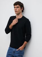 Sweater Cuello Redondo Liso Algodón