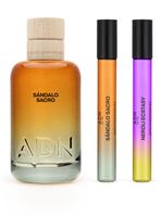 Set Perfume ADN Sándalo Sacro EDP Unisex 100 ml + Spritzer 10 ml + EDP 10 ml