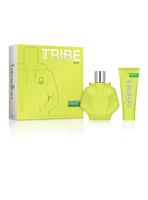 Set Perfume United Colors We are Tribe Play EDT Hombre 90 ml + Are Tribe Play Gel de Baño 75 ml