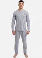 Pijama Largo Algodón Estampado