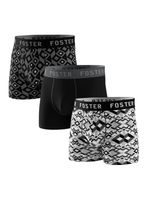 Pack 3 Bóxer Print Black&White