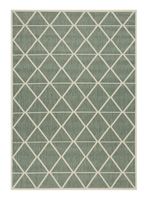 Alfombra Rombos Turquesa 160x230 cm