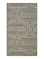 Alfombra Bajada de Cama Ovalis Gris 67x120 cm