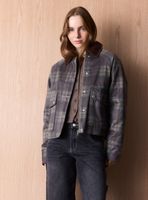 Chaqueta Tipo Encerada Checks