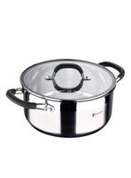 Olla con Tapa Midnight Acero Inoxidable 24x10.5 cm