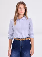 Blusa Sastrera Listada
