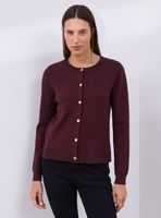 Chaleco Listado con Botón Metálico