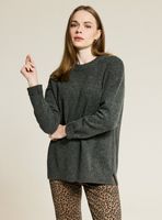 Sweater Corte Frontal Melange