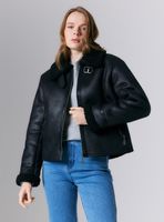 Chaqueta Aviadora Suede