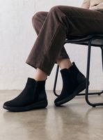 Botín Suede y PU Mujer