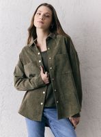 Blusa Camisa de Cotelé Liviano