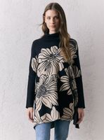 Sweater Tipo Capa con Diseño