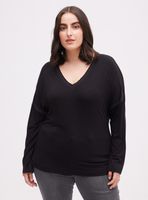 Polera Hombro Caído y Aplicación Cadena