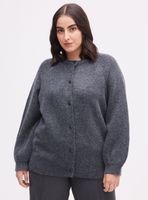 Chaleco Cárdigan con Botón Joya