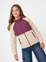 Polar Capucha con Detalle en Nylon