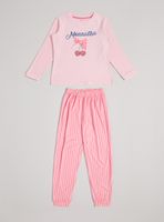 Pijama con Aplicación Bordada Velour