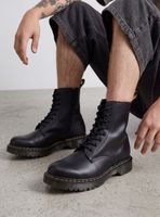 Botín Combat Cordones y Cierre Lateral Hombre