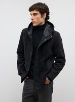 Abrigo con Gorro Corto