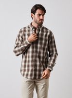 Camisa Manga Larga Franela Checks