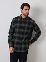 Camisa Manga Larga Franela Cuadros