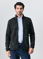 Polar Full Zipper Suede Manga Larga