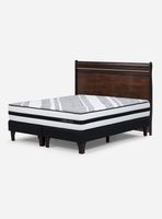 Cama Driven Opera II 2 Plazas Base Dividida + Respaldo