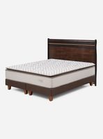 Cama Nest Opera II King Base Dividida + Respaldo