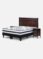 Cama Driven Opera II Súper King Base Dividida + Respaldo + Veladores