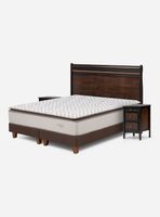 Cama Nest Opera II King Base Dividida + Respaldo + Veladores