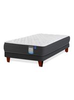 Cama Europea Europedic Dual 1.5 Plazas Box Base Normal