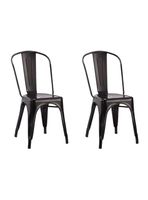 Set de 2 Sillas Antique Negro