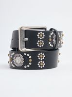 Cinturón Tachas Bicolor Diseño