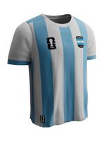 Camiseta de Fútbol Manga Corta de Niño Jumbo Argentina