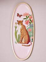 Bandeja Ovalada Leopardo 51x19.5 cm