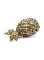 Caja De Piña Dorada 19x10.5x8.5 cm