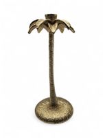 Candelabro Palmera Dorado M