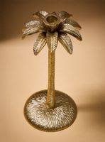 Candelabro Palmera Dorado M