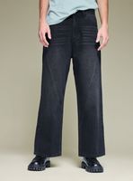 Jeans Negros corte en la Pierna