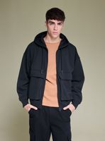 Polerón Cierre Capucha Corto