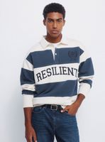 Polerón Rayado Resilent Algodón