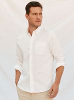 Camisa Lino Algodón Liso