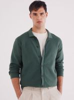 Chaleco Estructura Color Puños y Bajo Lisos