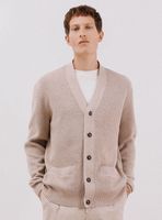 Chaleco Algodón Punto Perlado Cierre Cremallera