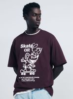 Polera Skate or Cry