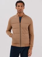 Chaleco Bomber Tejido Combinado