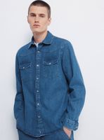 Camisa Regular Vaquera Canesú