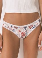 Calzón Clásico Microfibra Estampada Marfil