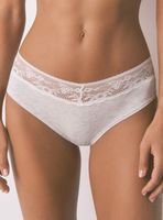 Calzón Ancha Algodón Encaje Color