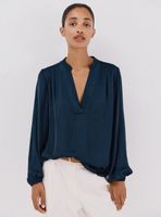 Blusa Satinada Fluida