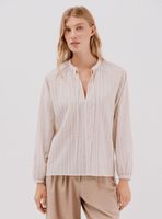 Blusa Rayas Cordón